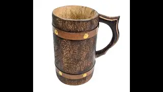 collectiblesBuy Medieval Inspired Antique Wooden Beer Mug Wood Tankard Coffee Stein Groomsmen Gift .