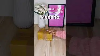 Solar LED Deck💡Lights pack of 4 ( Waterproof) #solar #deck #solarlight #waterproof #meesho #shorts