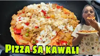 LEFT OVER RICE, AND LEFT OVER PORK GINILING, GAWIN MONG MASARAP NA PIZZA/