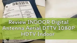 Review INDOOR Digital Antenna Aerial DTTV 1080P HDTV Indoor Antenna Area TV Antena TV MyFreeView MY