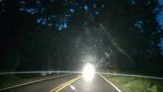 Quiet night drive Route 703 Loudoun County, VA, near Leesburg, VA