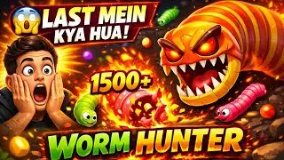 Worm Hunter Game 😱 | Snake Worm Gameplay Hindi | EP3 #wormhunter