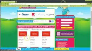 Discount Gift Cards from CheapSally.com