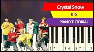 BTS (방탄소년단) - Crystal Snow - (piano tutorial) synthesia acoustic by Piano Sheet Music