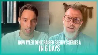 How Tyler Denk raised Beehiv's Series A in 6 days
