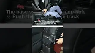 For  Fiesta Mk7 Armrest Box 2009-2017 Central Store Centre Console With Cup Holder Car-Sty