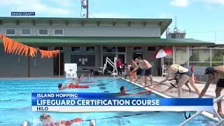 Lifeguard certification course in Hilo offers deep water training