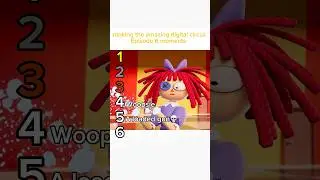 Ranking the amazing digital circus episode 6 moments #TheAmazingDigitalCircus #Meme #TADC ￼￼￼