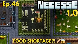 ⚔️ When Settlers Fall Behind… Food Shortages, Tier 9 Loot & One Guard Lost 💀 | Necesse Ep.46