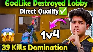 GodLike Direct Qualified✅ GodL vs Soul🚀 Spower 1v4😤 GodLike 39 Kills🔥