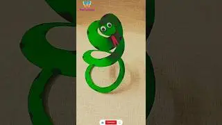 Diy Paper Snake Craft | #trending 🔥 #diy #art  #fun