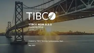 Clustering Setup in TIBCO MDM