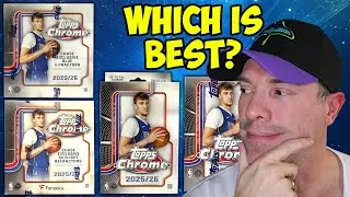 Opening 2025/26 Topps Chrome Basketball Cards Hanger, Blaster, Mega, Fanatics