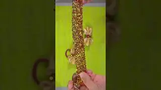 Секреты сочетания Золота и Рубина #канзаши #handmade #diy #craft