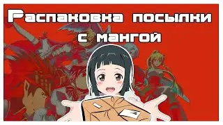 Посылка из Fast anime studio/ сладости и манга.