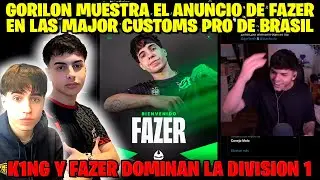 Gorilon объявляет о переходе в FAZER на Las Major Customs Pros | K1NG и FAZER доминируют в первом...