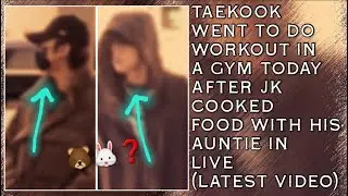 Ого😱💋Тэкук сегодня пошёл на тренировку в спортзал после того, как Чонгук приготовил еду со своей ...