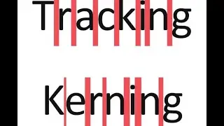 El Tracking y kerning de la tipografía