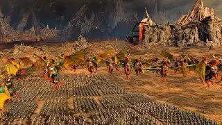 Total War Warhammer 3 | Miao Ying The Storm Dragon VS Exalted Blood Thirster | The Cinematic Battle