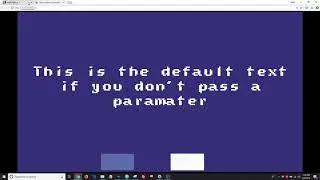 Construct Tutorial: Function Parameter Defaults