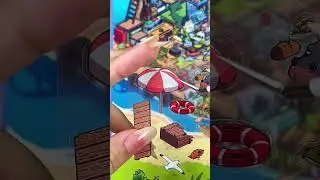 3D Landscape Sticker ASMR | Calm and Focused Crafting
