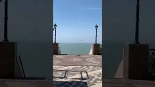 Иллюзия летучих кораблей на Каменке  в Ейске.