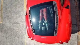 Ferrari F430 Very Unique Drone Shot ayautocurve Elegant Car Design Art Video