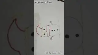 Drawing of Snowman With Pencil Tricks - #shorts