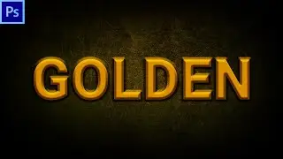 GOLDEN TEXT EFFECT IN PHOTOSHOP #GRAPHTECH FX #ENZO FX