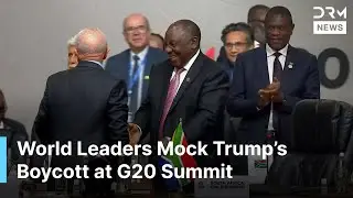 RAW VIDEO: World Leaders Lula, Carney and Ramaphosa Joke About Trump&rsquo;s Absence in G20 Summit | AC1G