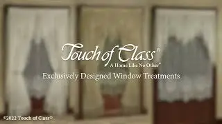 Exclusive Fleur de Lis Fringed Lace Window Treatment