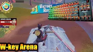 MrSavage Keyboard ASMR 😆 | Wkey Arena Gameplay Fortnite - ROCCAT Vulcan tkl pro