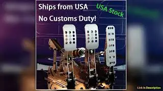 SIMJACK UT Pedals Sim Racing Pedals PC Racing Simulator Pressure Sensor Load Cell HE Hydraulic Peda