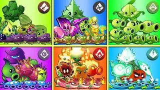 PvZ 2 - 6 Teams Plant & Vine & Mint Battle - Who Will Win? - Team Plant vs team Plants