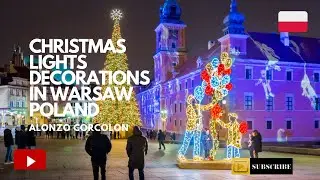 AMAZING CHRISTMAS LIGHTS  DECORATIONS IN WARSAW POLAND