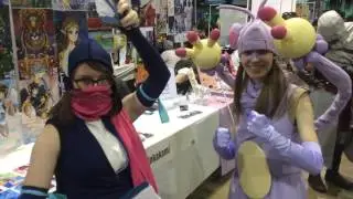 ACEN 2016 Cosplay Greninja And Ambipom