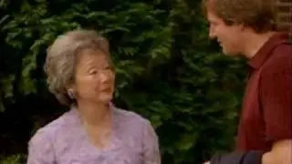 Adrienne Clarkson tearing down a barn