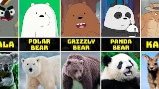 We Bare Bears Characters in Real Life
