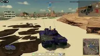 Vampire hull, BMD-4 turret and 105mm F2 | Cursed Tank Simulator