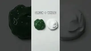 Green + 🫐 + White =? Final Color is Amazing 🤩