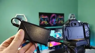 حل مشكلة نفاذ بطارية كانون 250D للأبد! 🔋 | شرح البطارية الوهمية (Dummy Battery)