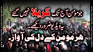 KARBALA Ja ke Mera Haal Suna De Koi | Arbaeen Walk | Najaf To Karbala