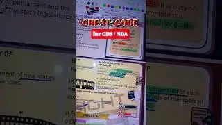 Cheat Code for CDS & NDA 🔥     LMR hai toh Revision easy hai 💯✨#upsc #cds #nda