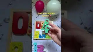 Let&rsquo;s learn numbers together 🐙🩵🎈✨ #учимцифры #учимслова #kidslearning #learning #learnnumbers