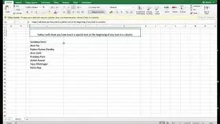 Adding a special text at the beginning of all cells text in a column