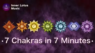 7 CHAKRAS in 7 MINUTES &bull; 432 Hz based Chakra Opening & Balancing Tune-Up &bull; Meditation Music