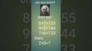 can you solve? brain test video #braintest #solvematch #shorts