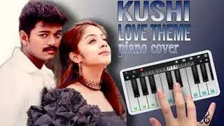 Kushi-Love theme piano cover | Deva | Kushi tamil movie love theme piano notes | Pain of piano |
