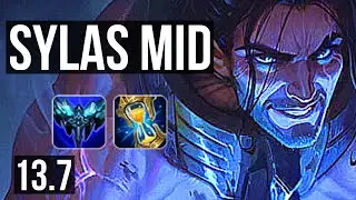 SYLAS vs POPPY (MID) | 3/1/8, 300+ games | KR Challenger | 13.7