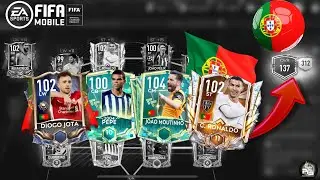 Portugal Squad Builder 🇵🇹 - Fifa Mobile 21 (Feat. Ronaldo, Pepe, Moutinho)